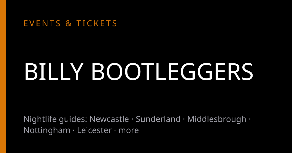 Nottingham Nightlife Guide 2026: Clubs, Events & Tickets